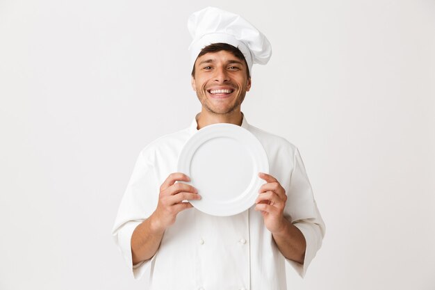 Uśmiechnięty kucharz